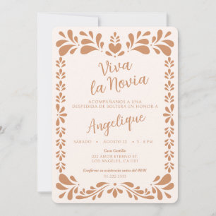 Invitacion Viva La Novia Despedida de Soltera Invitation