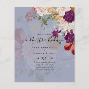 Invitaciones de Boda, Spanish wedding BUDGET Flyer