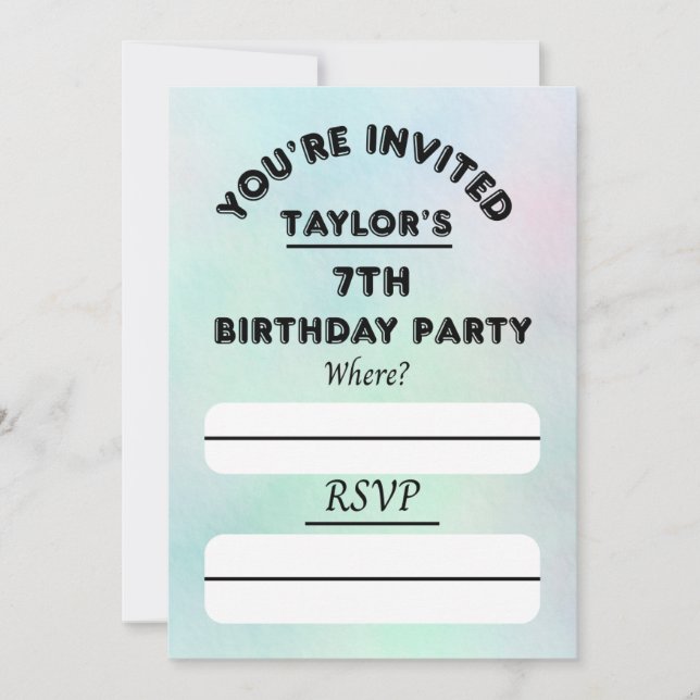 invitation (Front)