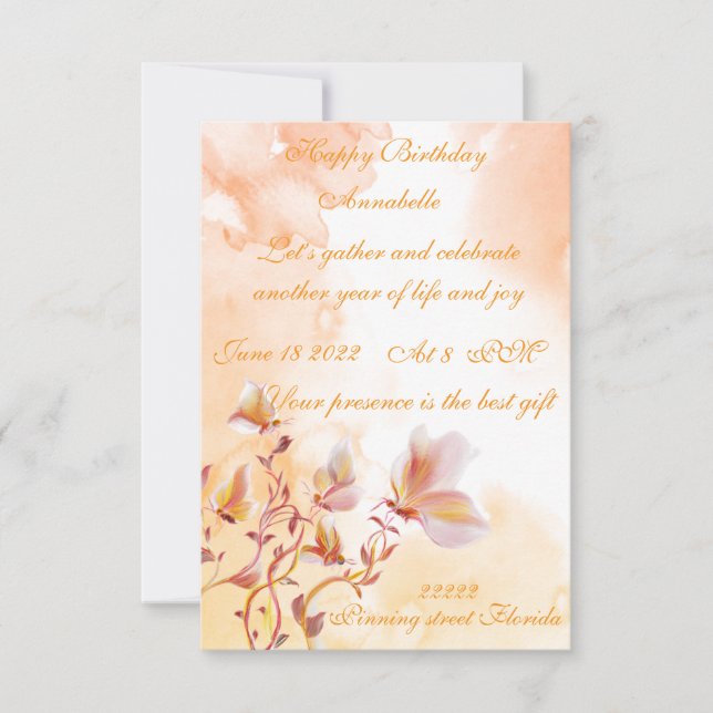 Invitation  (Front)