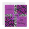 Invitation 13th Teen Birthday Wild Purple Animal