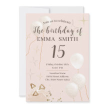 Invitation 15 year birthday