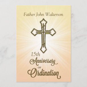 Invitation, 15th Anniversary of Ordination Invitation