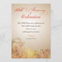 Invitation, 50th Anniversary of Ordination Blessin