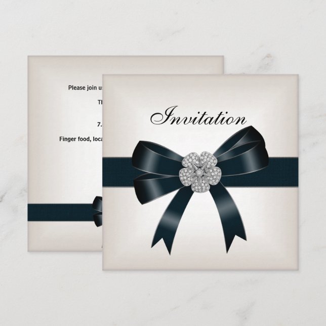 Invitation All Occasions Diamond Jewel IMAGES (Front/Back)