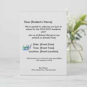 Invitation and stationery