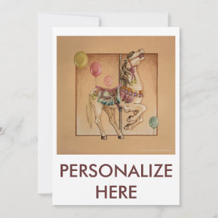 Invitation - Announcement Cards - Happy Horse Caro