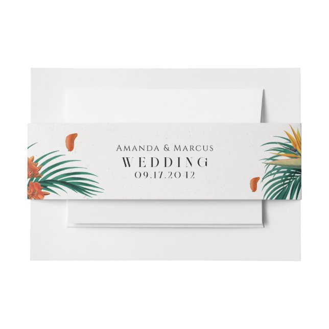 Invitation Belly Band (Front Example)