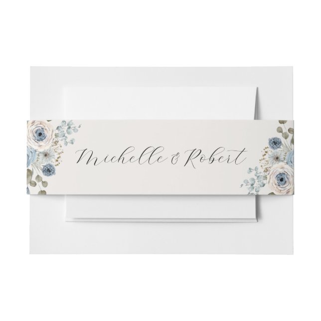 Invitation Belly Band  (Front Example)