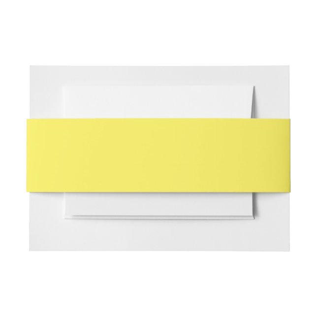 Invitation Belly Band (Front Example)