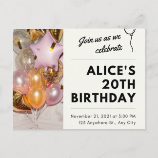 Invitation birthday 🥳🎉🎂