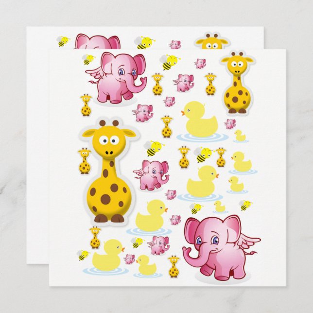 Invitation  Birthday Card (Front/Back)