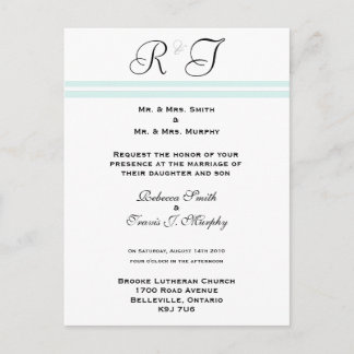 Invitation - Blue Line