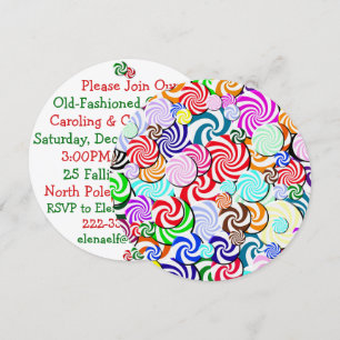 Invitation - Candy Collage