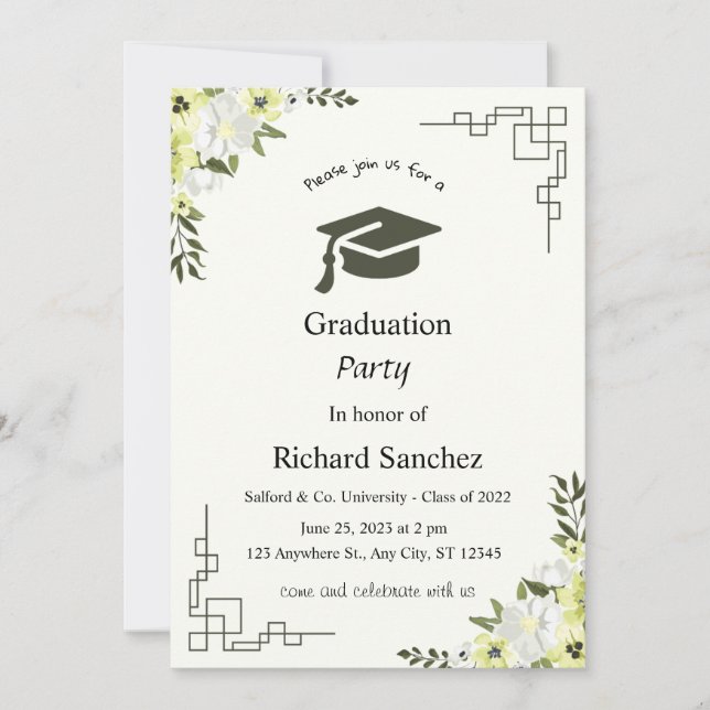 invitation card (Front)
