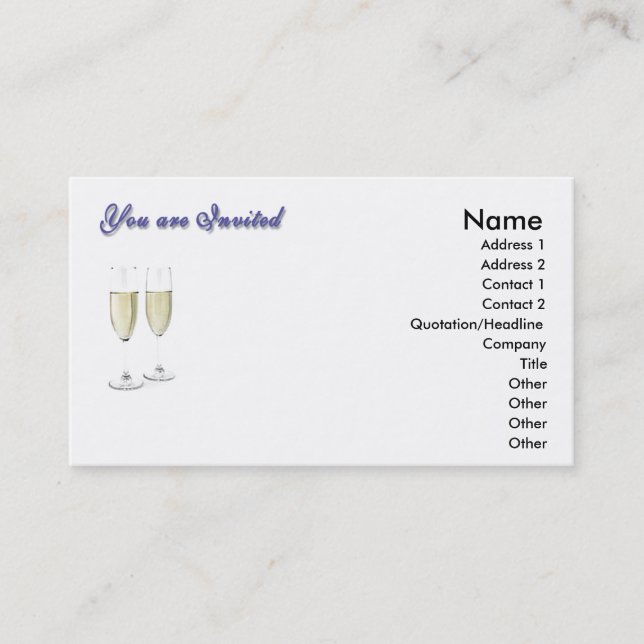 Invitation Card (Front)