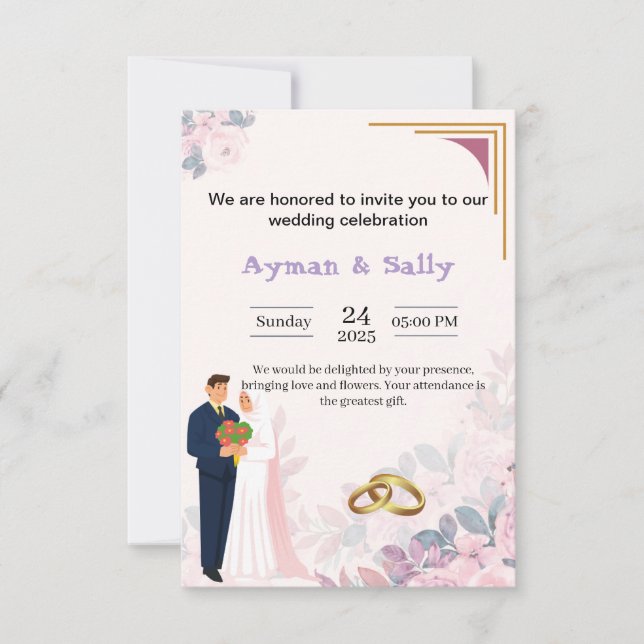 invitation card (Front)