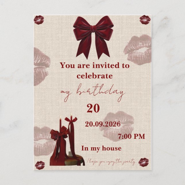Invitation card (Front)