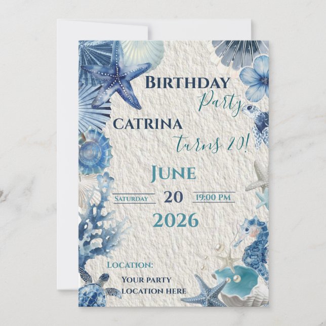 Invitation card  (Front)