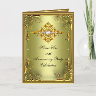 Invitation Card Elite Avocado Green Gold Elegant