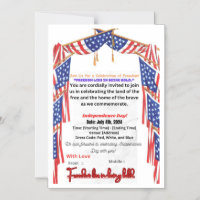 Invitation Card for a Celebration of Freedom