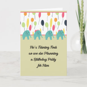 Invitation Card for Son's Birthday Party Four Year