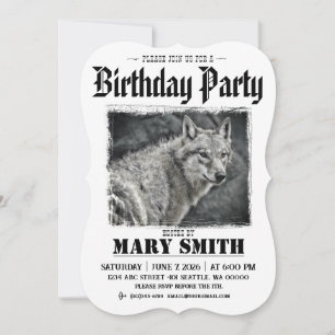 Invitation Card_Western Style (Wolf)