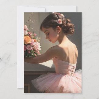 Invitation Card with Beautiful Dancers
