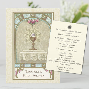 Invitation Catholic Priest Ordination Anniversary