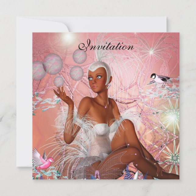 Invitation Celebration Showgirl Pink (Front)