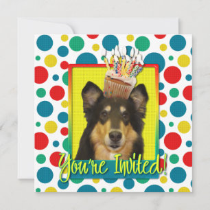 Invitation Cupcake - Collie - Caroline