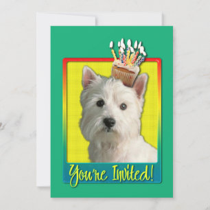 Invitation Cupcake - West Highland Terrier