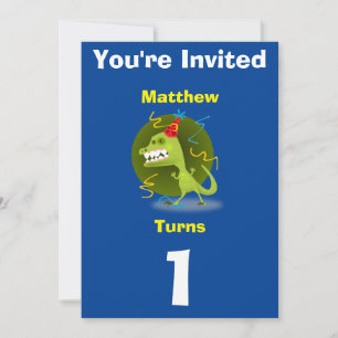Invitation Custom Dinosaur- Birthday-add name/age
