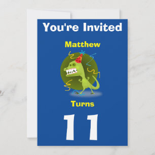 Invitation Custom Dinosaur- Birthday-add name/age