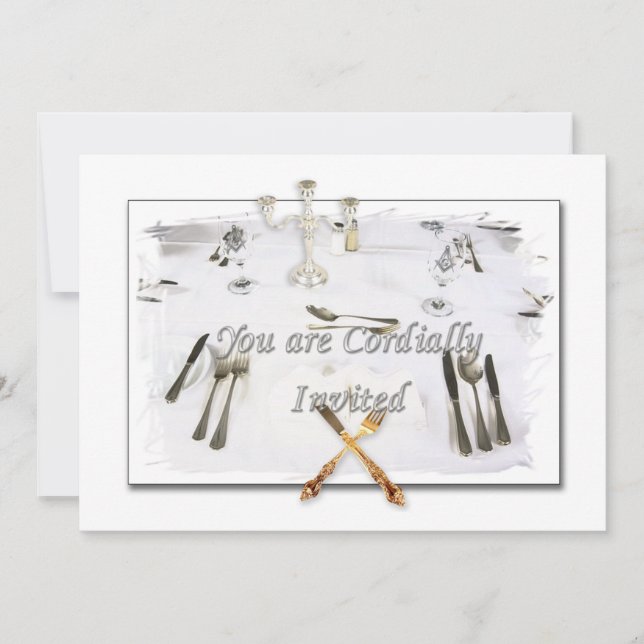 INVITATION DINNER CARDS (Front)