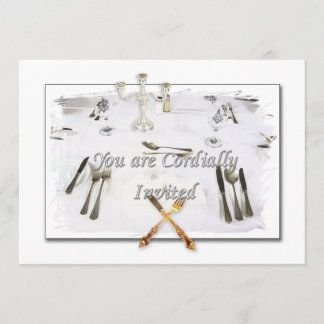 INVITATION DINNER CARDS