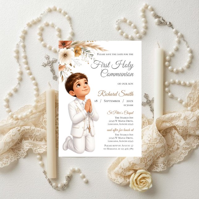 Invitation First Boy Communion (Creator Uploaded)