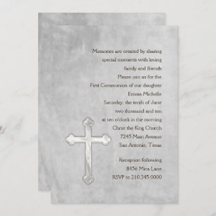 Invitation First Communion Watercolor