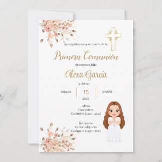 Invitation First Girl Communion