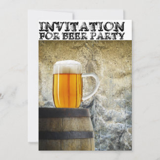 INVITATION FOR BEER PARTY