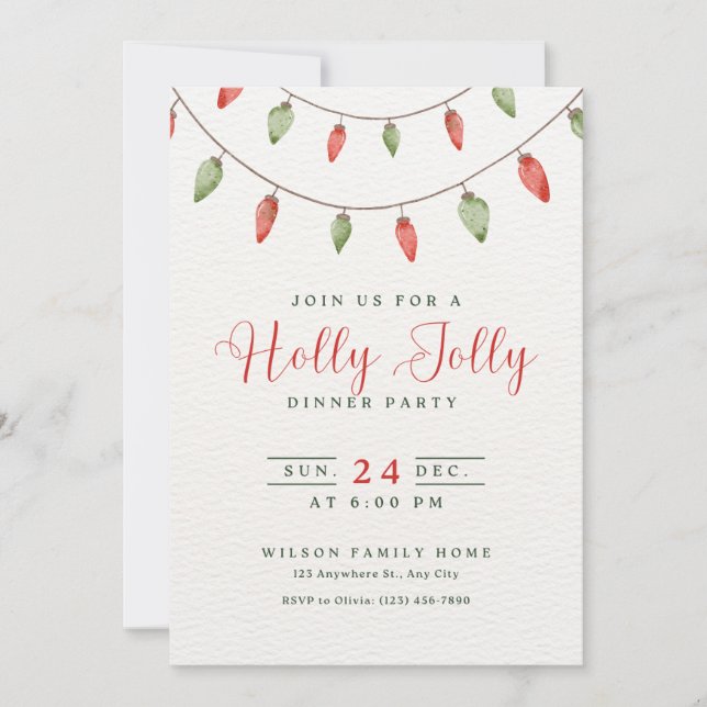 invitation for christmas  (Front)