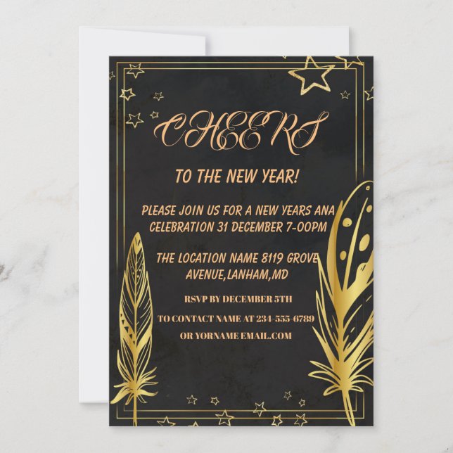 INVITATION FOR HOLIDAY CELEBRATION  (Front)