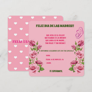 INVITATION FOR MOTHERS' DAY.