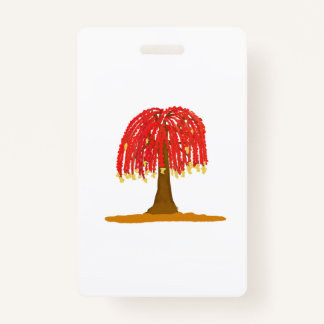 Invitation green pot ID badge