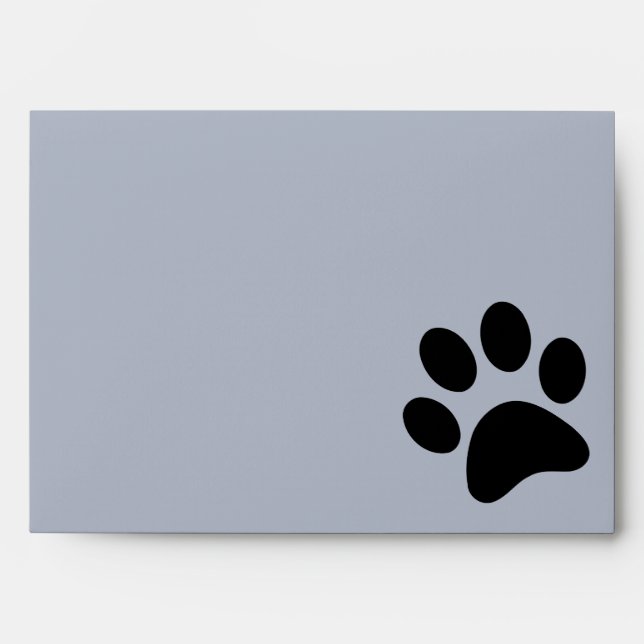 Invitation grey envelope (Front)