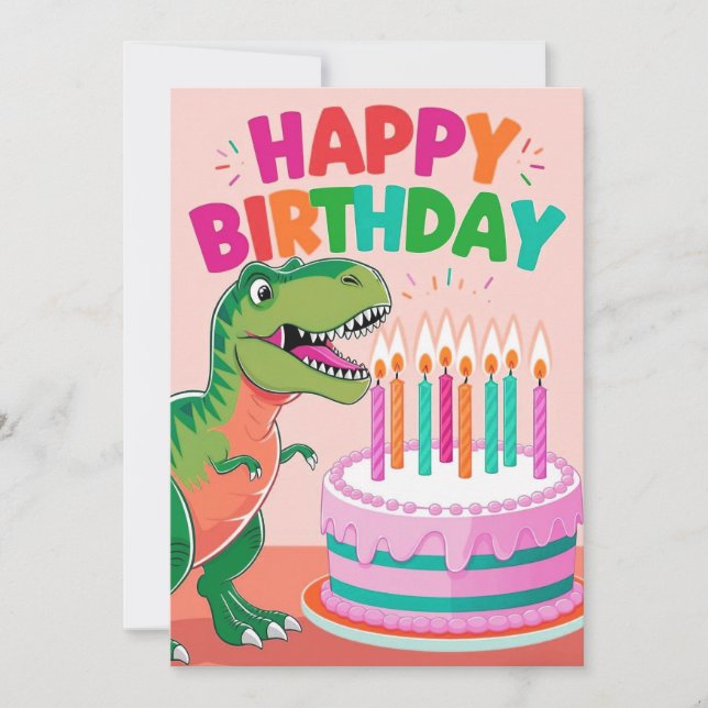 Invitation happy Birthday for kids (Front)