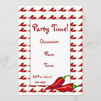 Invitation - Hot Chilli Peppers