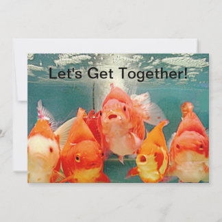 INVITATION - LETS GET TOGETHER CUSTOMIZE BY ARA