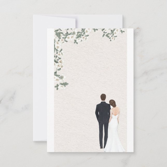 Invitation letter for wedding  (Front)