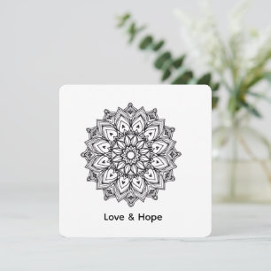 Invitation: Love & Hope Mandala Invitation